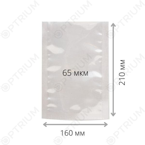 Вакуумный пакет PET/PE 160*210, 65 мкм Вакуумный пакет PET/PE 160*210, 65 мкм