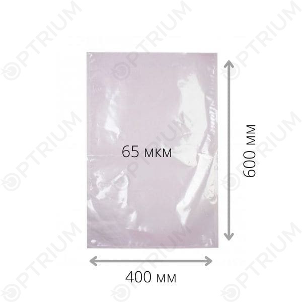Вакуумный пакет PET/PE 400*600, 65 мкм Вакуумный пакет PET/PE 400*600, 65 мкм